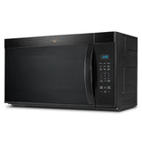 WMMS3130RB- Whirlpool 1.7 cu. ft. Over-the-Range Microwave Oven with 1,000 Watts, 2-Speed 300 CFM Venting System, Black - (WMMS3130RB )