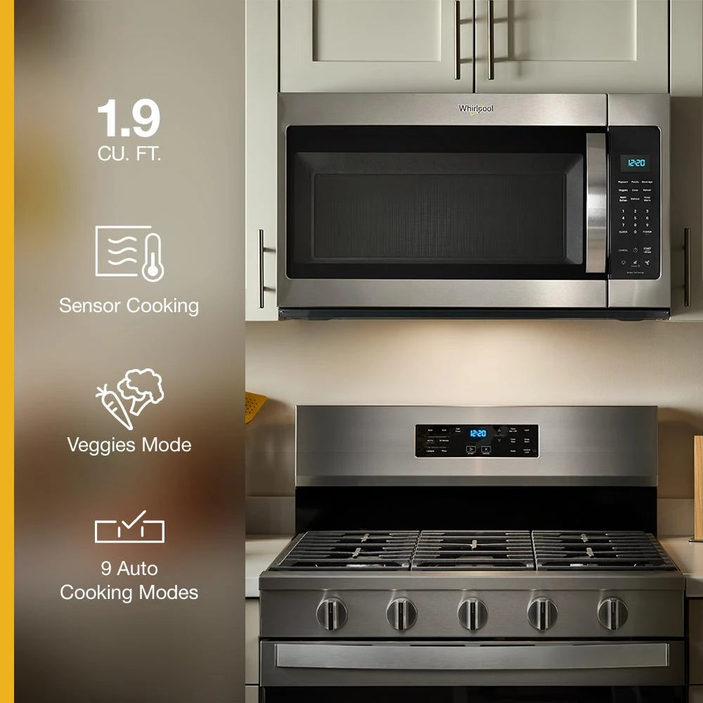 1.9 cu ft. Over the Range Microwave with Sensor Cooking Technology - 1000 Watts - (WMMS3230SB)