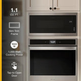1.1 cu. ft. Built-In Microwave with Slim Trim Kit - 14" Height - (WMT50011KS)