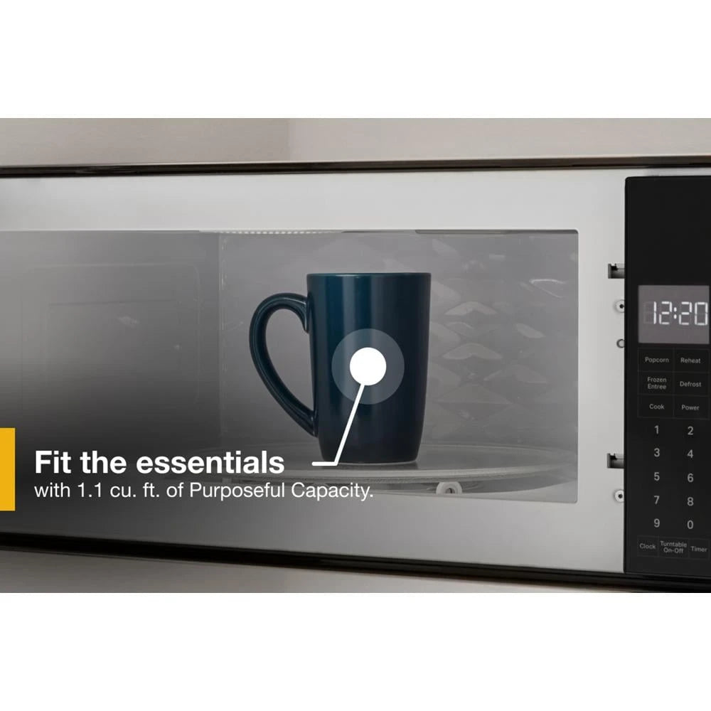1.1 cu. ft. Built-In Microwave with Slim Trim Kit - 14" Height - (WMT50011KS)