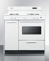 36" Wide Gas Range - (WNM4307KW)