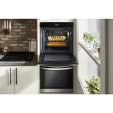 5.8 Cu. Ft. 24 Inch Double Wall Oven with Convection - (WOD52ES4MB)