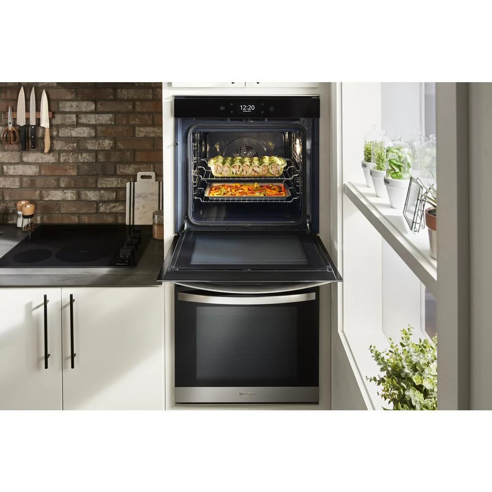 5.8 Cu. Ft. 24 Inch Double Wall Oven with Convection - (WOD52ES4MW)