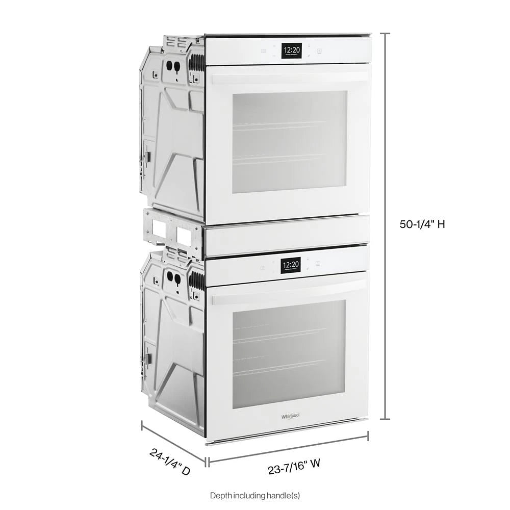 5.8 Cu. Ft. 24 Inch Double Wall Oven with Convection - (WOD52ES4MW)