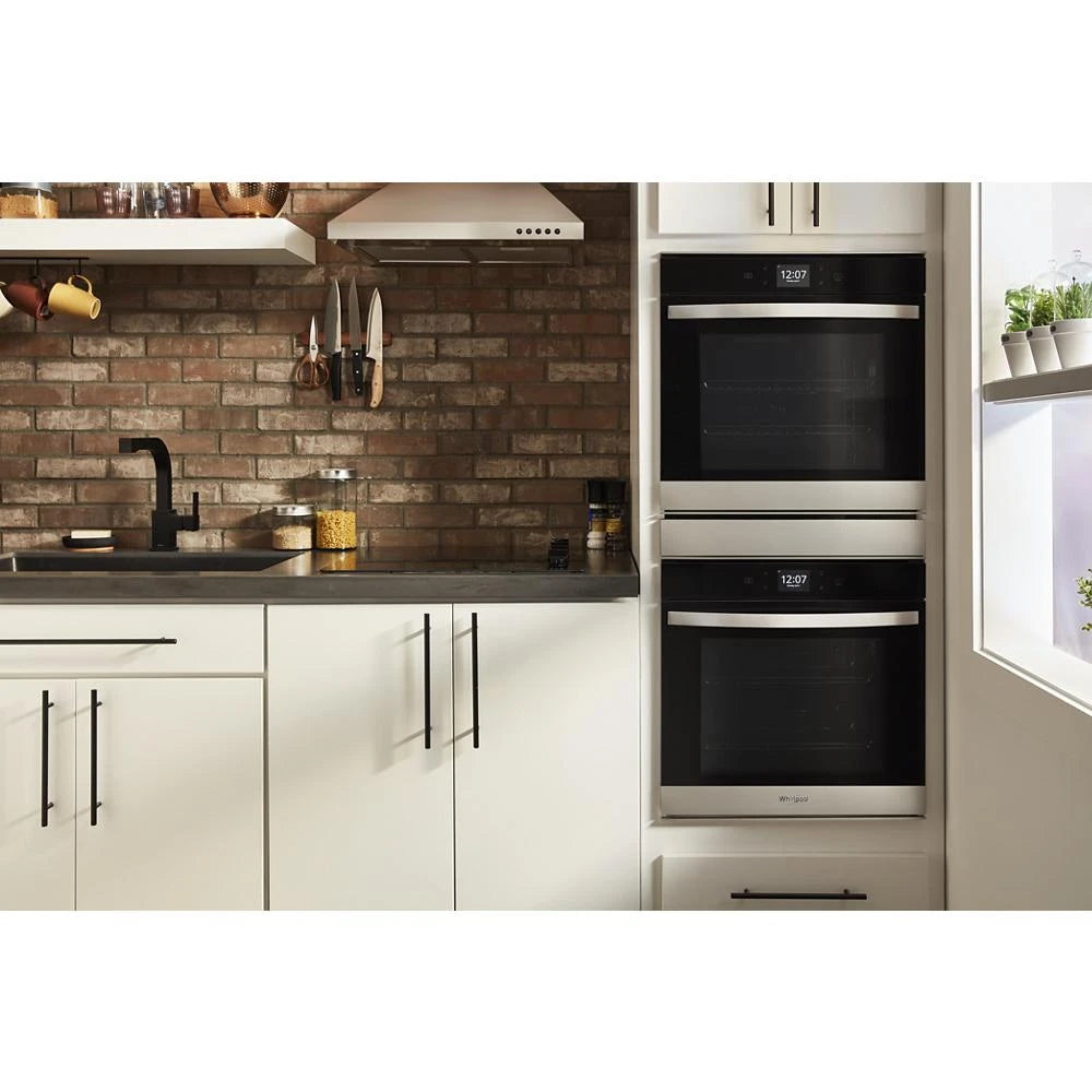 5.8 Cu. Ft. 24 Inch Double Wall Oven with Convection - (WOD52ES4MZ) - WHIRLPOOL