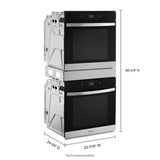 5.8 Cu. Ft. 24 Inch Double Wall Oven with Convection - (WOD52ES4MZ) - WHIRLPOOL