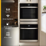 5.8 Cu. Ft. 24 Inch Double Wall Oven with Convection - (WOD52ES4MZ) - WHIRLPOOL