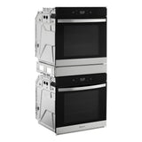 5.8 Cu. Ft. 24 Inch Double Wall Oven with Convection - (WOD52ES4MZ) - WHIRLPOOL