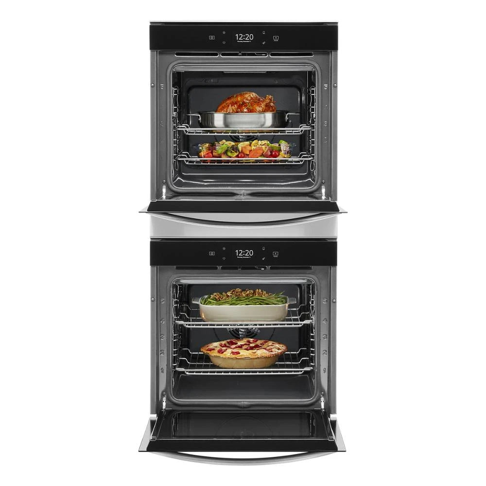 5.8 Cu. Ft. 24 Inch Double Wall Oven with Convection - (WOD52ES4MZ) - WHIRLPOOL