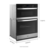6.4 Total Cu. Ft. Combo Self-Cleaning Wall Oven - (WOEC3030LS)