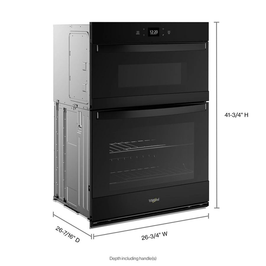 5.7 Total Cu. Ft. Combo Wall Oven with Air Fry When Connected* - (WOEC5027LB)