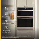 5.7 Total Cu. Ft. Combo Wall Oven with Air Fry When Connected* - (WOEC5027LZ)