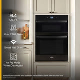 6.4 Total Cu. Ft. Combo Wall Oven with Air Fry When Connected - (WOEC5030LB)