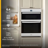 6.4 Total Cu. Ft. Combo Wall Oven with Air Fry When Connected - (WOEC5030LW)