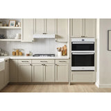 6.4 Total Cu. Ft. Combo Wall Oven with Air Fry When Connected - (WOEC5030LW)