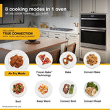 6.4 Cu. Ft. Wall Oven Microwave Combo with Air Fry - (WOEC7030PZ)