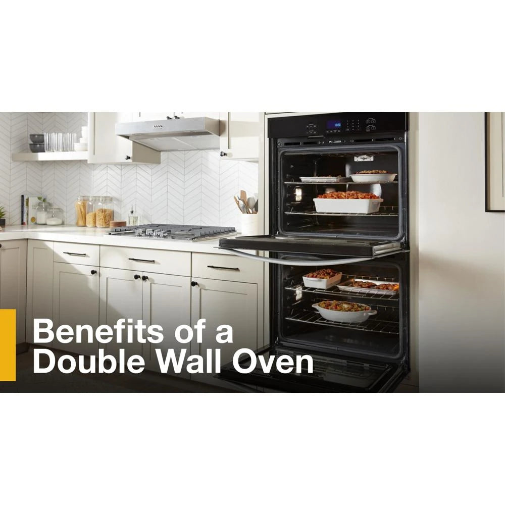 10.0 Total Cu. Ft. Double Self-Cleaning Wall Oven - (WOED3030LS)