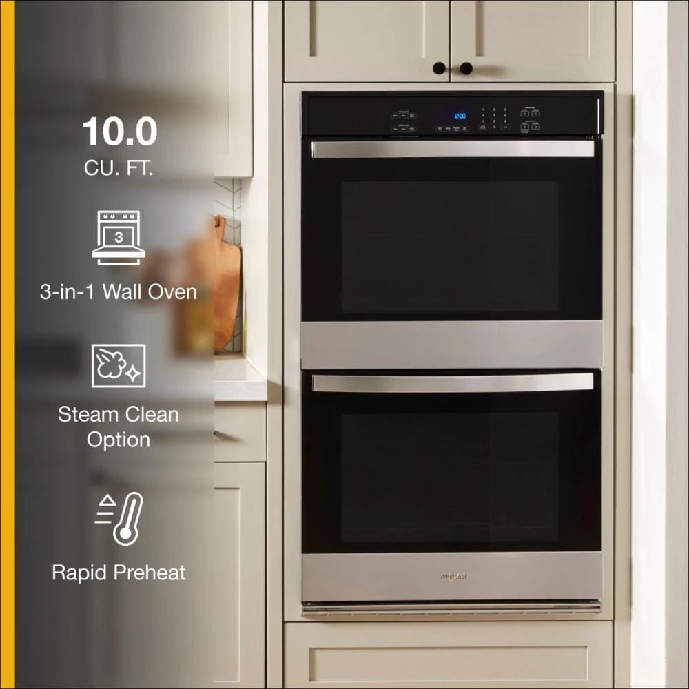 10.0 Total Cu. Ft. Double Self-Cleaning Wall Oven - (WOED3030LS)