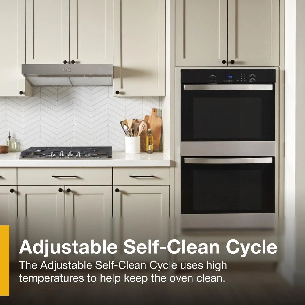 10.0 Total Cu. Ft. Double Self-Cleaning Wall Oven - (WOED3030LS)