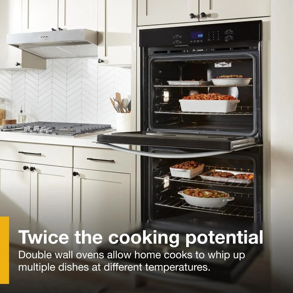10.0 Total Cu. Ft. Double Self-Cleaning Wall Oven - (WOED3030LS)