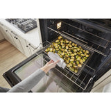 8.6 Total Cu. Ft. Double Wall Oven with Air Fry When Connected - (WOED5027LB)