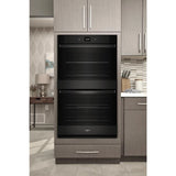 8.6 Total Cu. Ft. Double Wall Oven with Air Fry When Connected - (WOED5027LB)