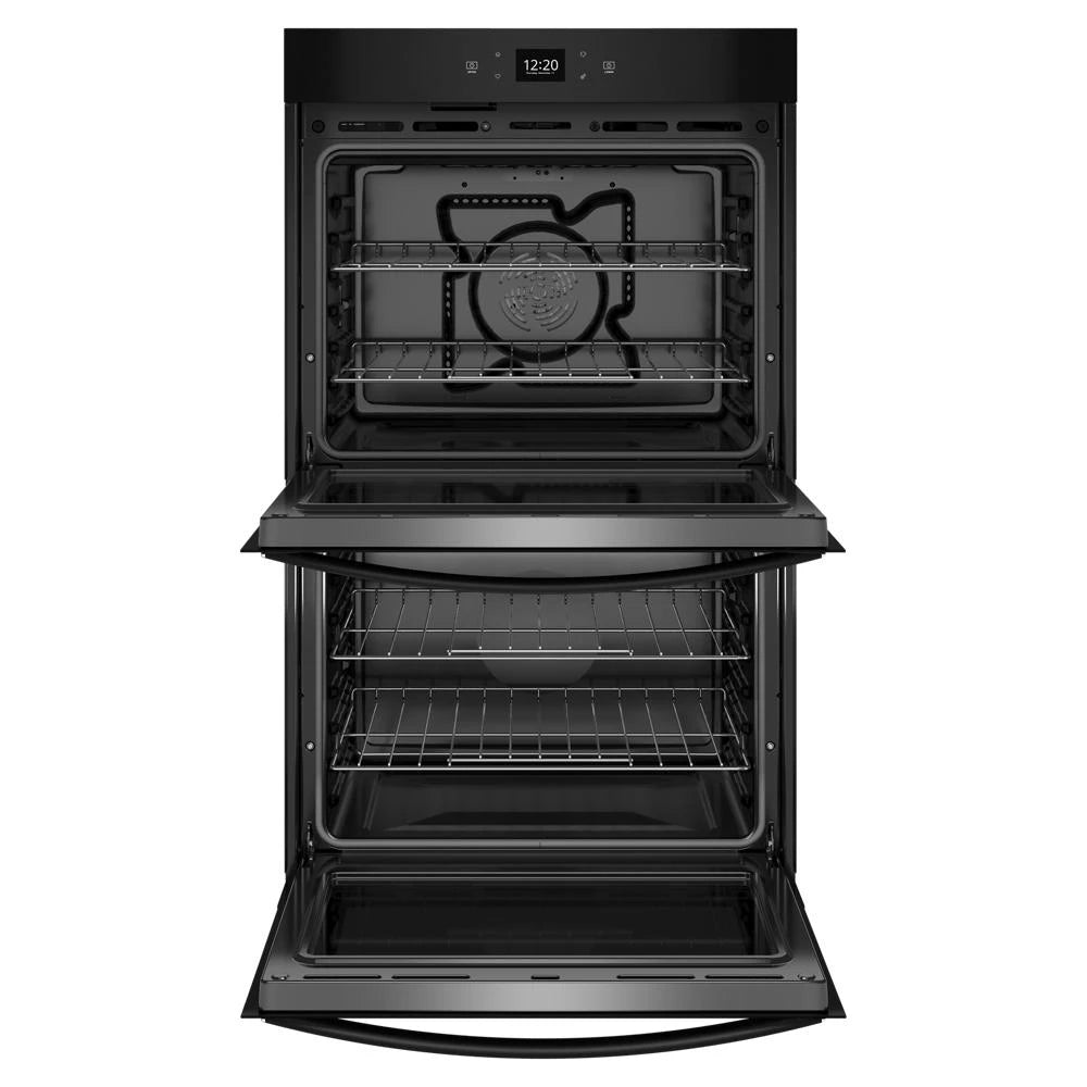 8.6 Total Cu. Ft. Double Wall Oven with Air Fry When Connected - (WOED5027LB)