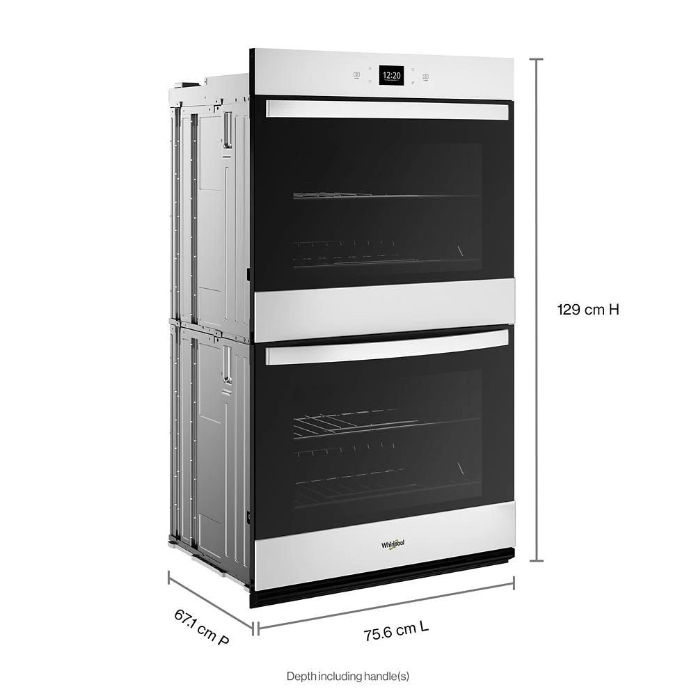 10.0 Total Cu. Ft. Double Wall Oven with Air Fry When Connected - (WOED5030LW)