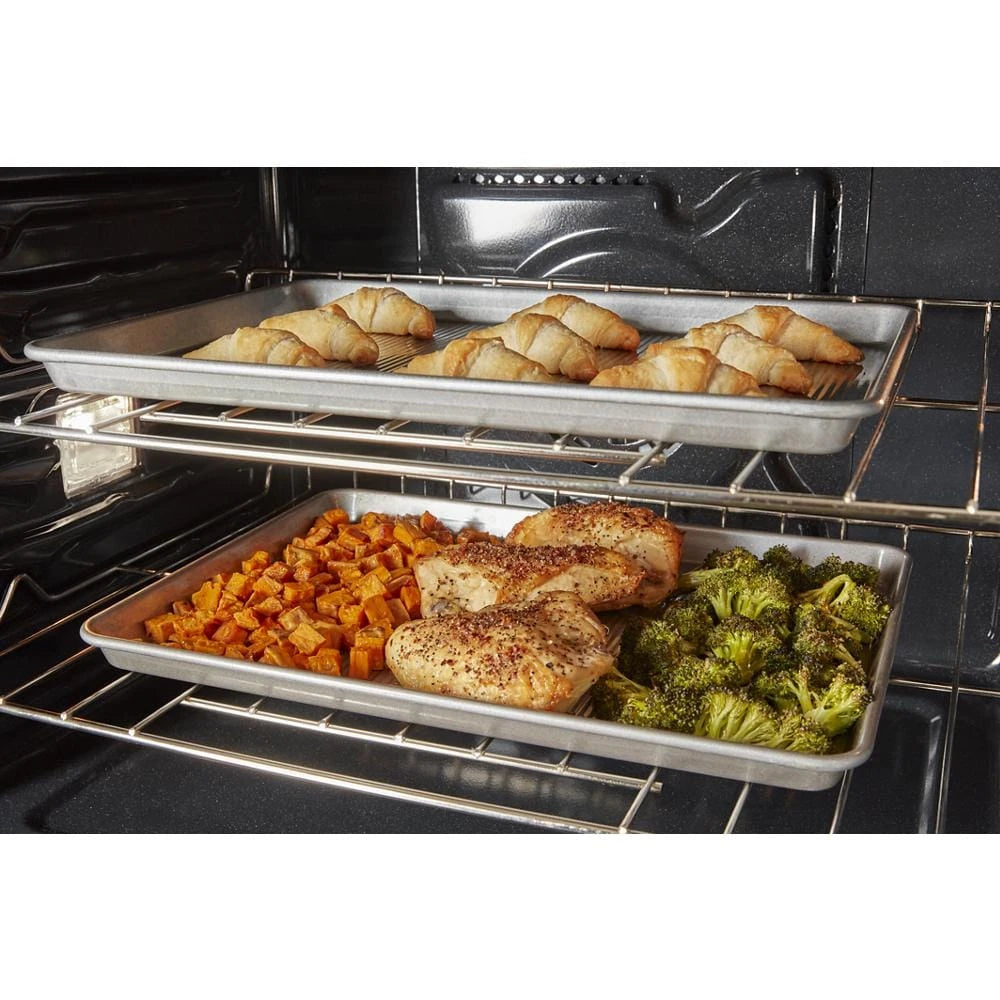 4.3 Cu. Ft. Single Wall Oven with Air Fry When Connected - (WOES5027LB)