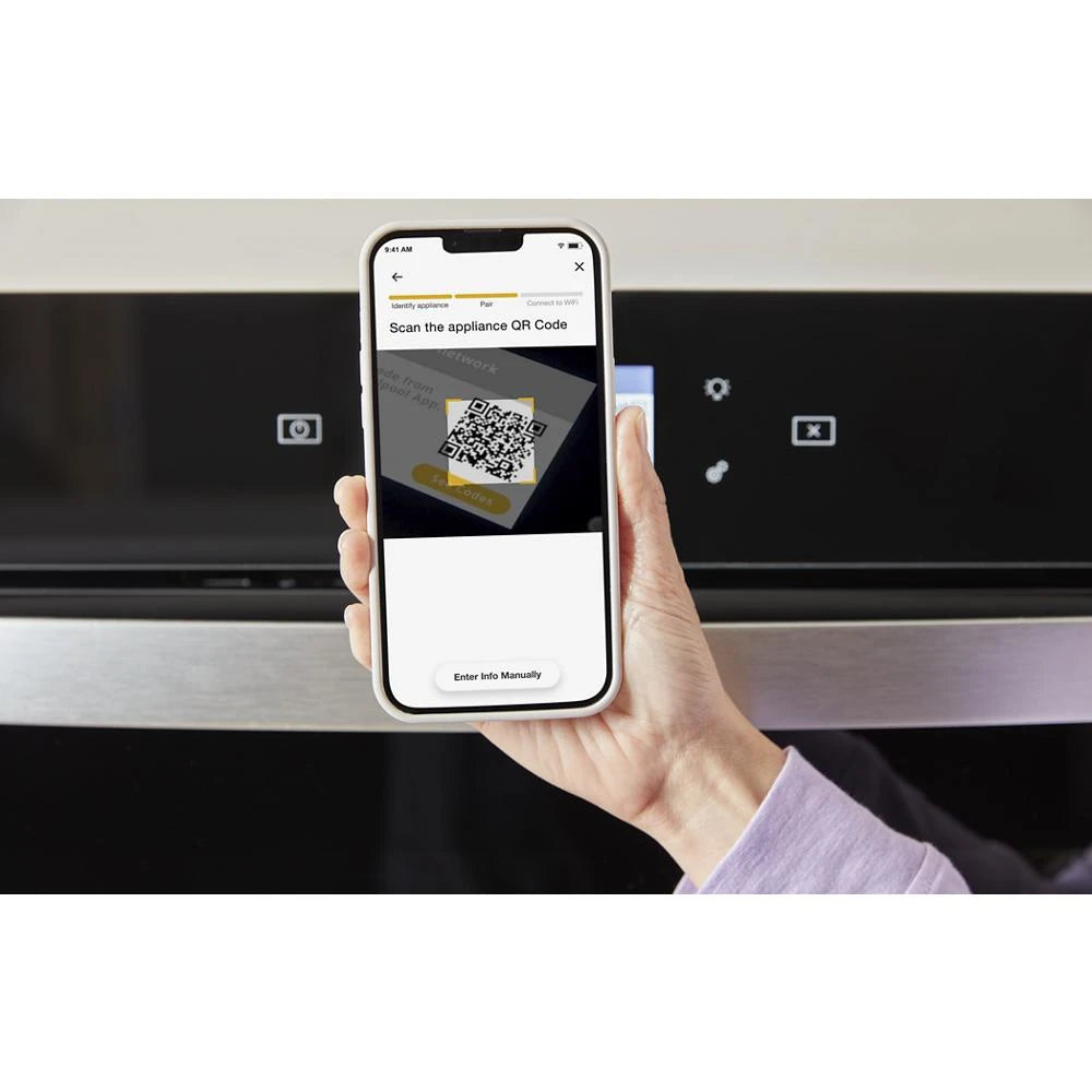 5.0 Cu. Ft. Single Wall Oven with Air Fry When Connected - (WOES5030LB)