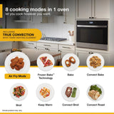 4.3 Cu. Ft. Single Smart Wall Oven with Air Fry - (WOES7027PZ)