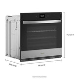 4.3 Cu. Ft. Single Smart Wall Oven with Air Fry - (WOES7027PZ)