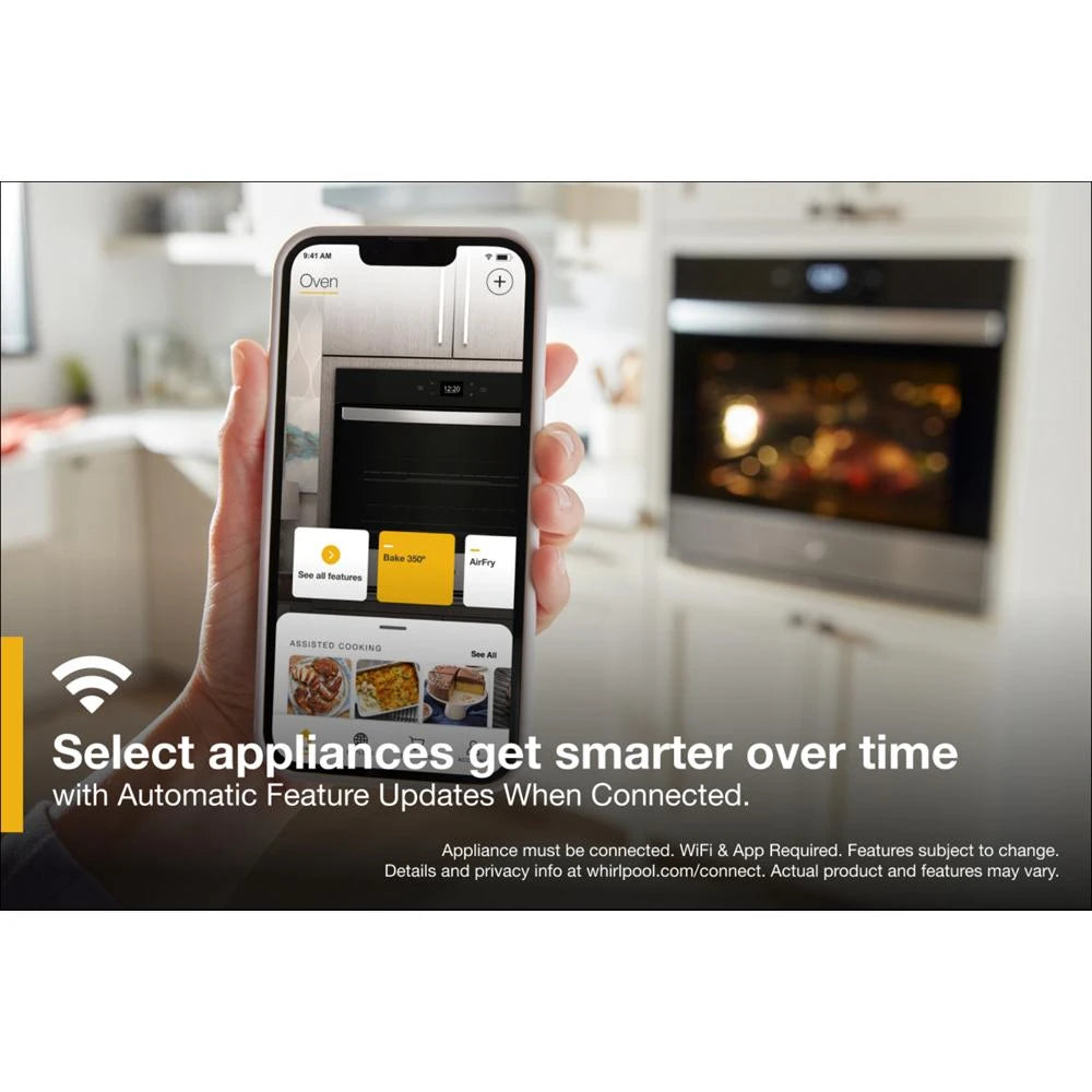 5.0 Cu. Ft. Single Smart Wall Oven with Air Fry - (WOES7030PV)