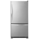 33-inches wide Bottom-Freezer Refrigerator with SpillGuard??? Glass Shelves - 22 cu. ft - (WRB322DMBM) - WHIRLPOOL