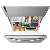 33-inches wide Bottom-Freezer Refrigerator with SpillGuard??? Glass Shelves - 22 cu. ft - (WRB322DMBM) - WHIRLPOOL