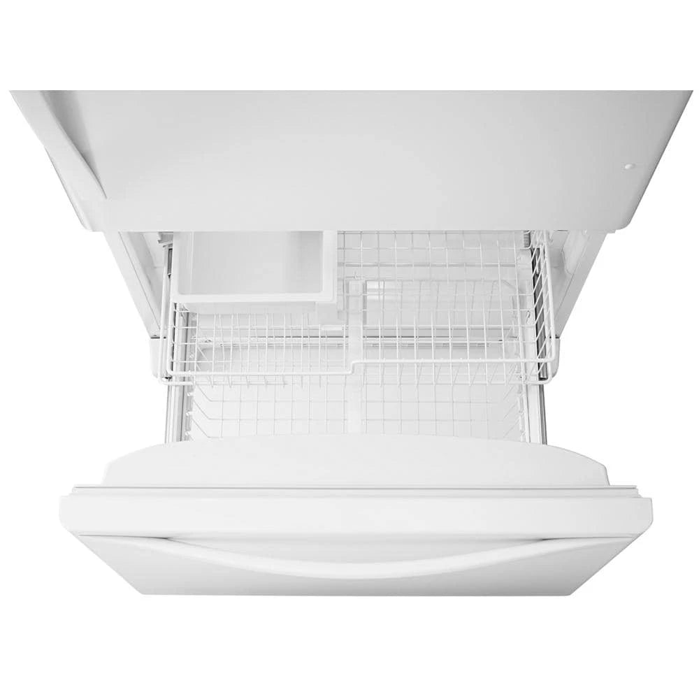 33-inches wide Bottom-Freezer Refrigerator with SpillGuard??? Glass Shelves - 22 cu. ft - (WRB322DMBW) - WHIRLPOOL