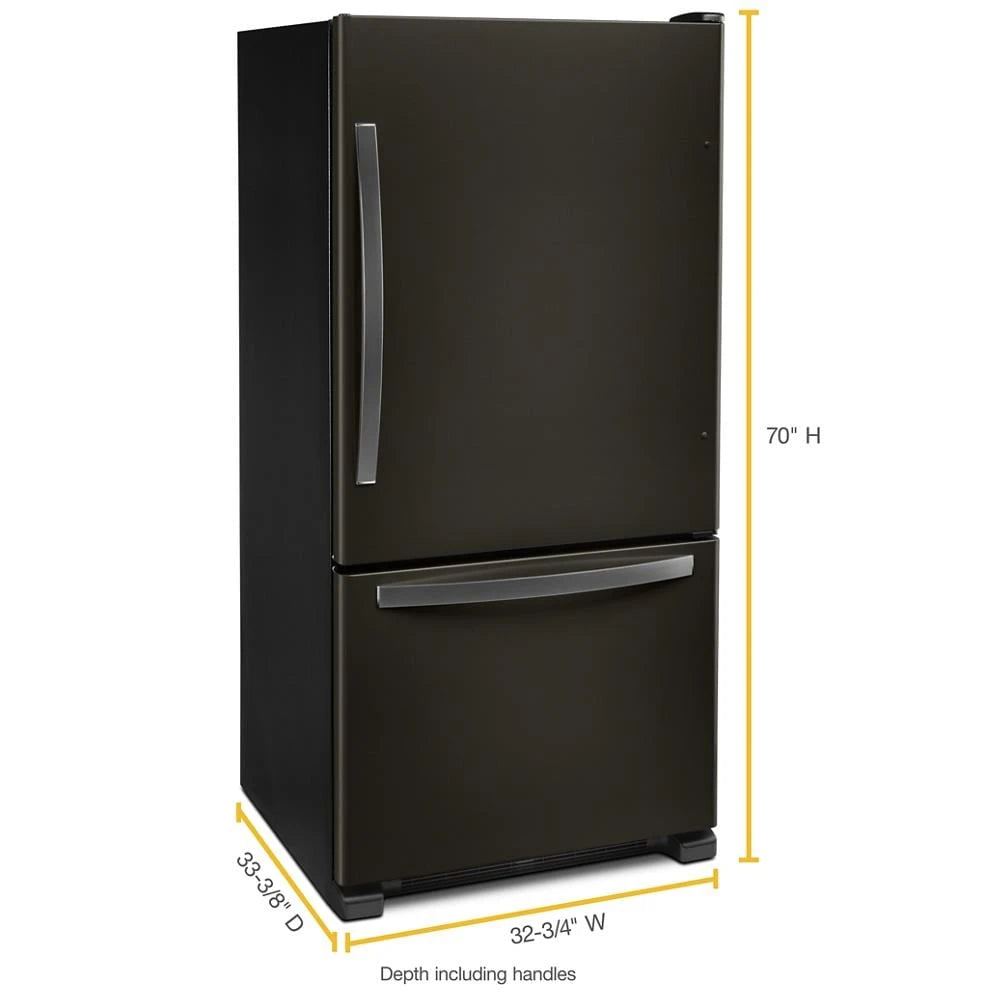 33-inch wide Bottom-Freezer Refrigerator - 22 cu. ft. - (WRB322DMHV) - WHIRLPOOL