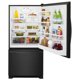 30-inches wide Bottom-Freezer Refrigerator with SpillGuard??? Glass Shelves - 18.7 cu. ft. - (WRB329DMBB) - WHIRLPOOL