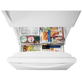 30-inches wide Bottom-Freezer Refrigerator with SpillGuard??? Glass Shelves - 18.7 cu. ft. - (WRB329DMBW) - WHIRLPOOL