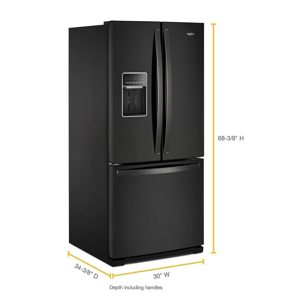 30-inch Wide French Door Refrigerator - 20 cu. ft. - (WRF560SEHB)