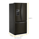 30-inch Wide French Door Refrigerator - 20 cu. ft. - (WRF560SEHV)