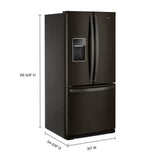 30-inch Wide French Door Refrigerator - 20 cu. ft. - (WRF560SEHV)