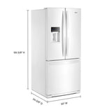 30-inch Wide French Door Refrigerator - 20 cu. ft. - (WRF560SEHW)