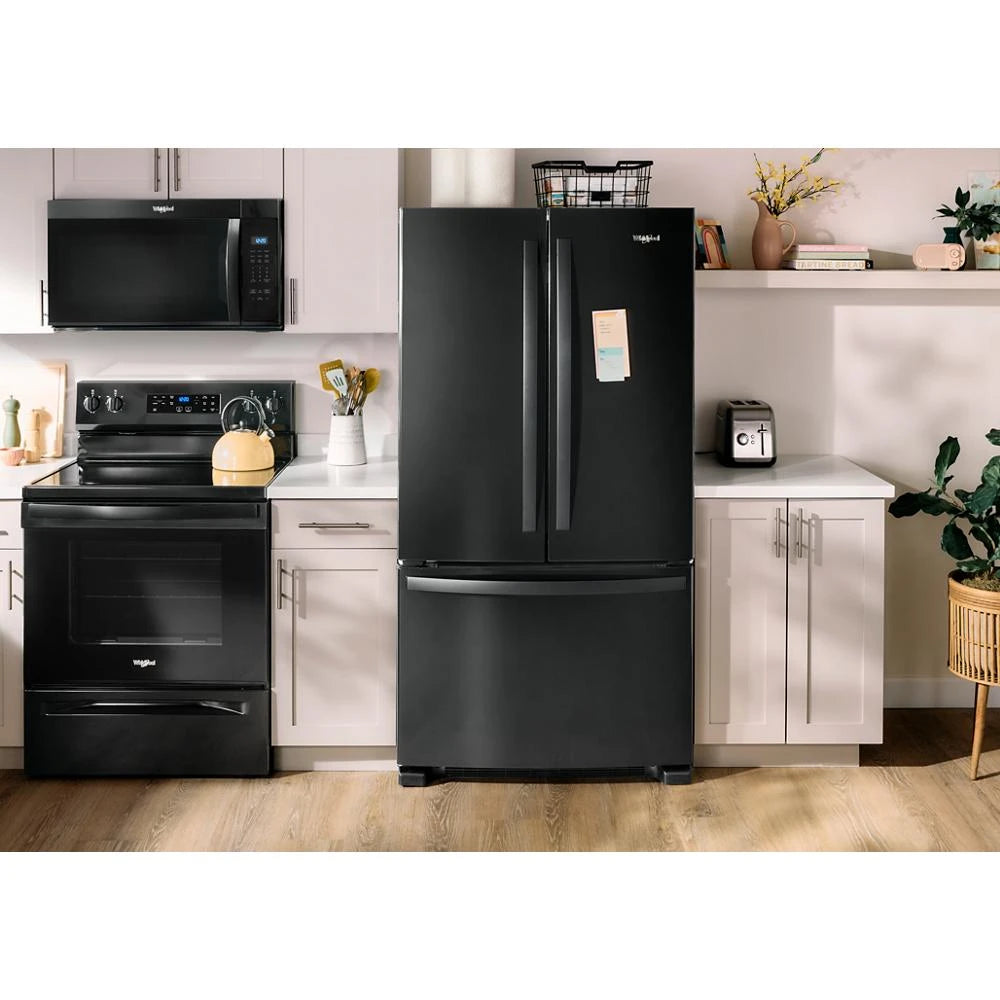 36-Inch Wide Counter-Depth French Door Bottom Mount Refrigerator - 20 cu. ft. - (WRFC2036RB)