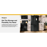 36-Inch Wide Counter-Depth French Door Bottom Mount Refrigerator - 20 cu. ft. - (WRFC2036RB)