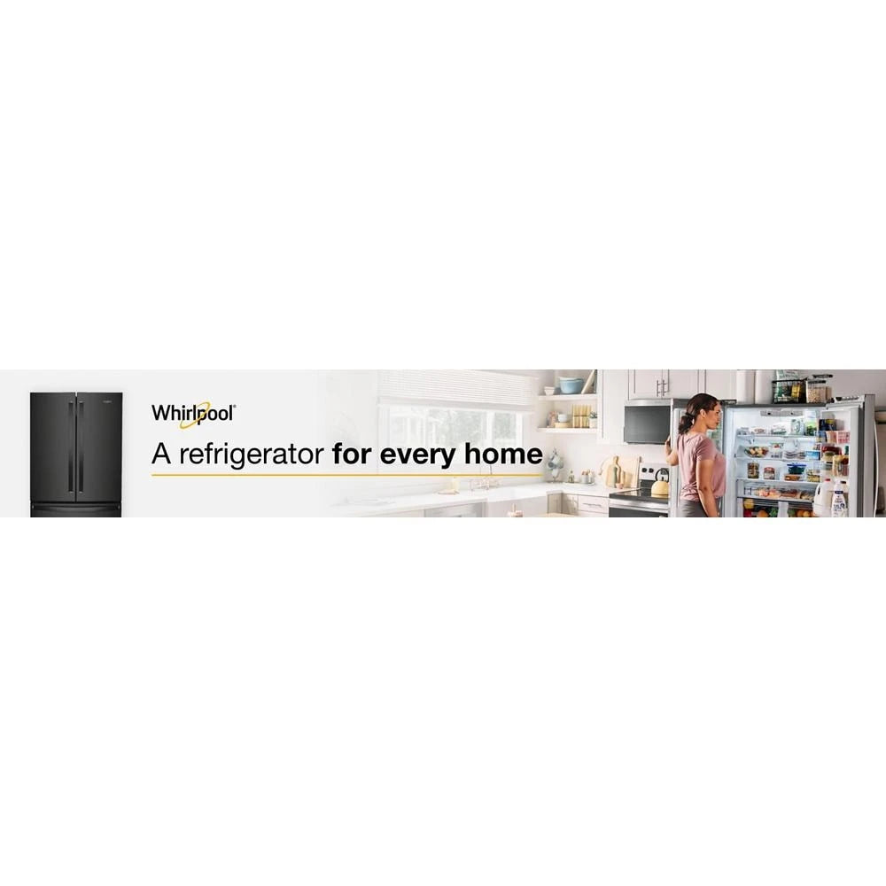 36-Inch Wide Counter-Depth French Door Bottom Mount Refrigerator - 20 cu. ft. - (WRFC2036RB)