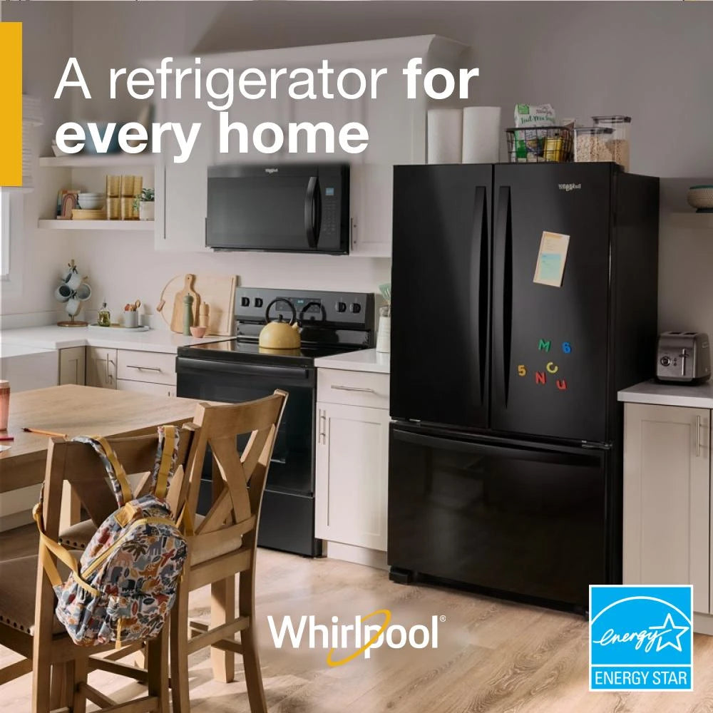 36-Inch Wide Counter-Depth French Door Bottom Mount Refrigerator - 20 cu. ft. - (WRFC2036RB)