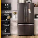 36-Inch Wide Counter-Depth French Door Bottom Mount Refrigerator - 20 cu. ft. - (WRFC2036RV)