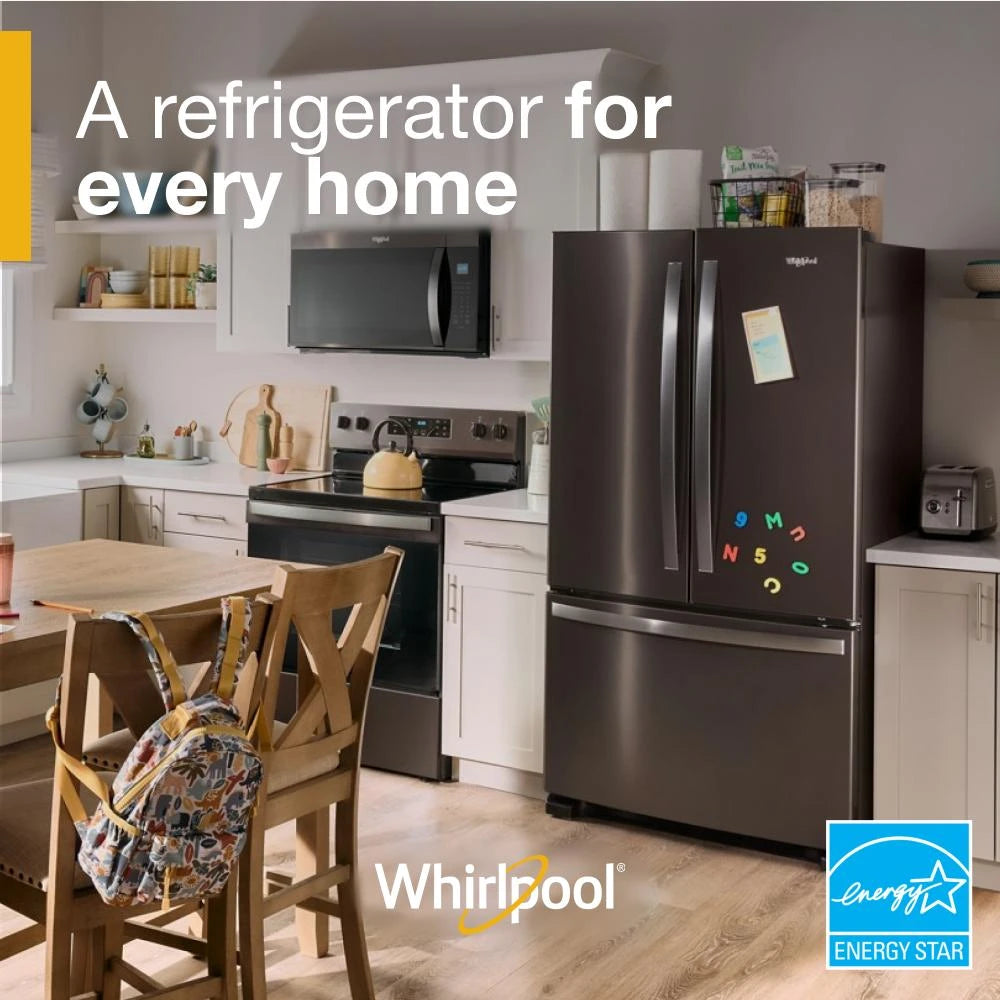 36-Inch Wide Counter-Depth French Door Bottom Mount Refrigerator - 20 cu. ft. - (WRFC2036RV)