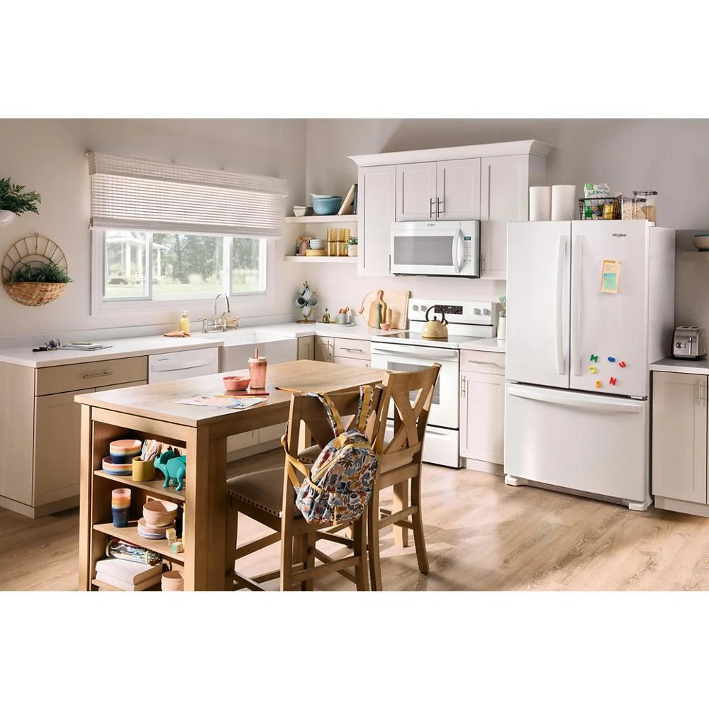 36-Inch Wide Counter-Depth French Door Bottom Mount Refrigerator - 20 cu. ft. - (WRFC2036RW)